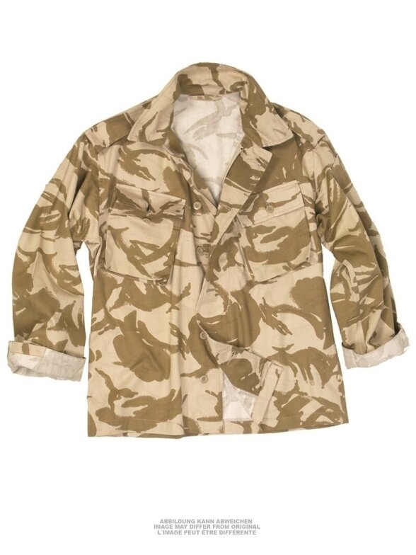 MIL-TEC British Desert Field Shirt Used smėlinė MIL-TEC British Desert Field Shirt Used smėlinė