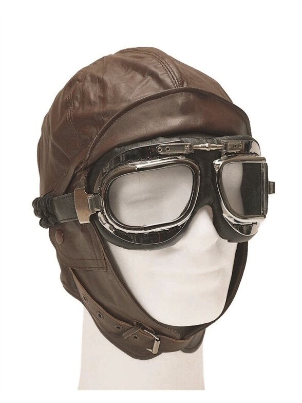 MIL-TEC Aviacijos šalmas Brown 12425009 MIL-TEC Aviacijos šalmas Brown 12425009
