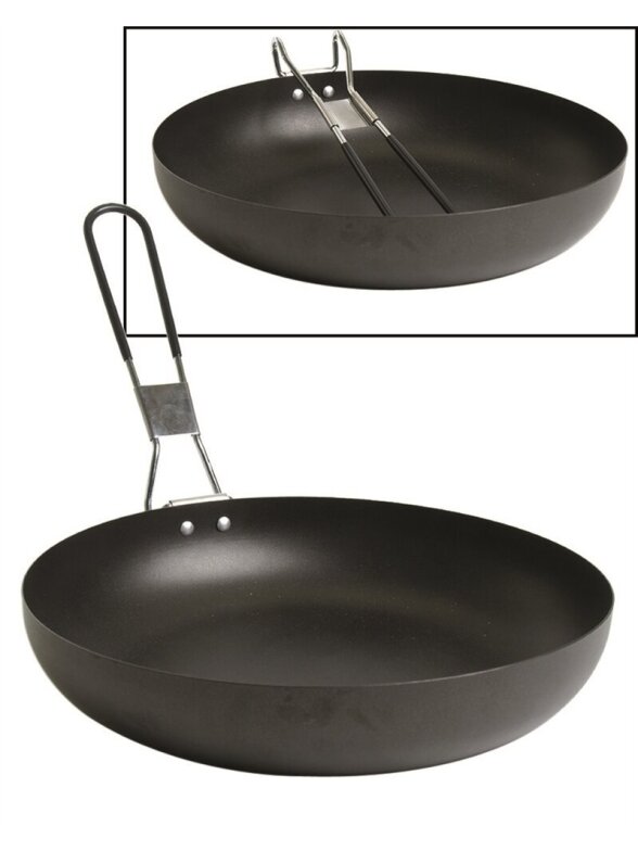 MIL-TEC Kempinginis puodas sulankstomu rankenėliu S/steel 14689500 MIL-TEC Kempinginis puodas sulankstomu rankenėliu S/steel 14689500