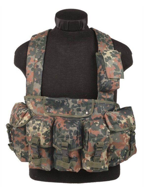 MIL-TEC taktinis liemenė Chest Rig 6-pocket flectar MIL-TEC taktinis liemenė Chest Rig 6-pocket flectar