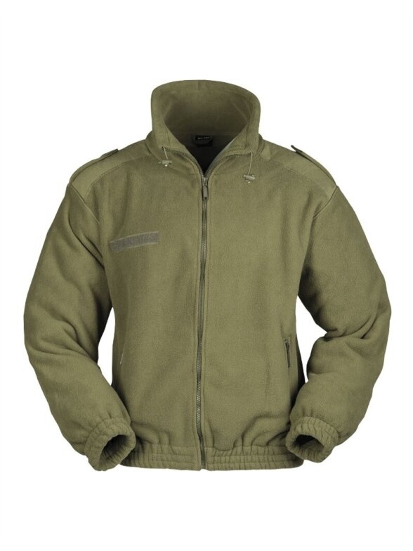 MIL-TEC šilta fliso striukė Cold Weather Fleece Jacket 10856001 alyvžalia MIL-TEC šilta fliso striukė Cold Weather Fleece Jacket 10856001 alyvžalia