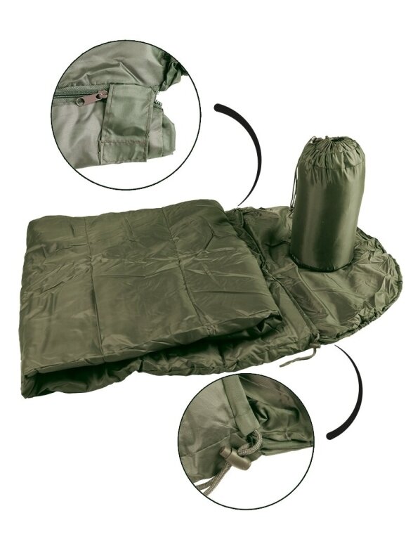 MIL-TEC Commando Miegamasis Maišas 14102001 alyvžalia 1