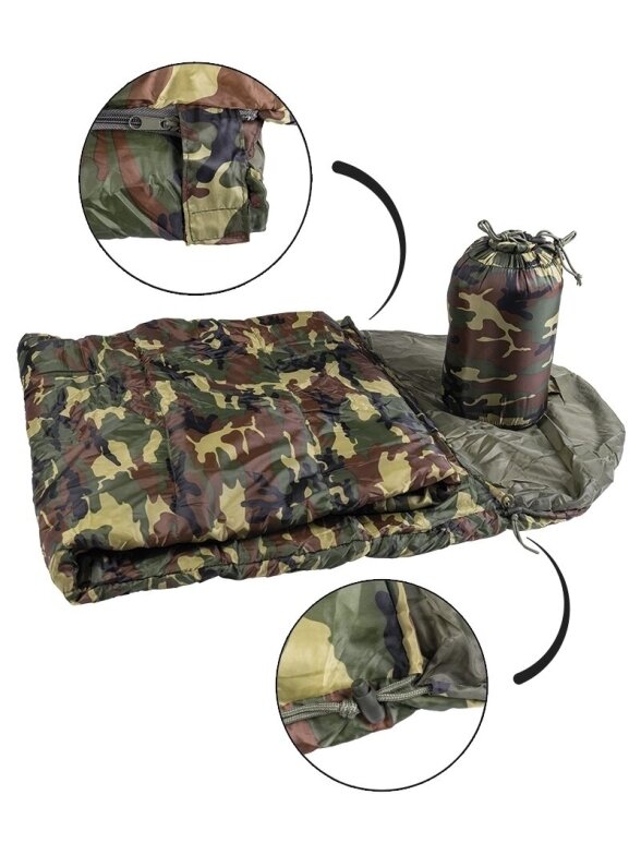 MIL-TEC Commando Miegmaišis 14102020 alyvžalia 1