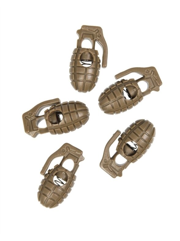 MIL-TEC Cord Stopper Pineapple granulės smėlinė (10 vnt.)