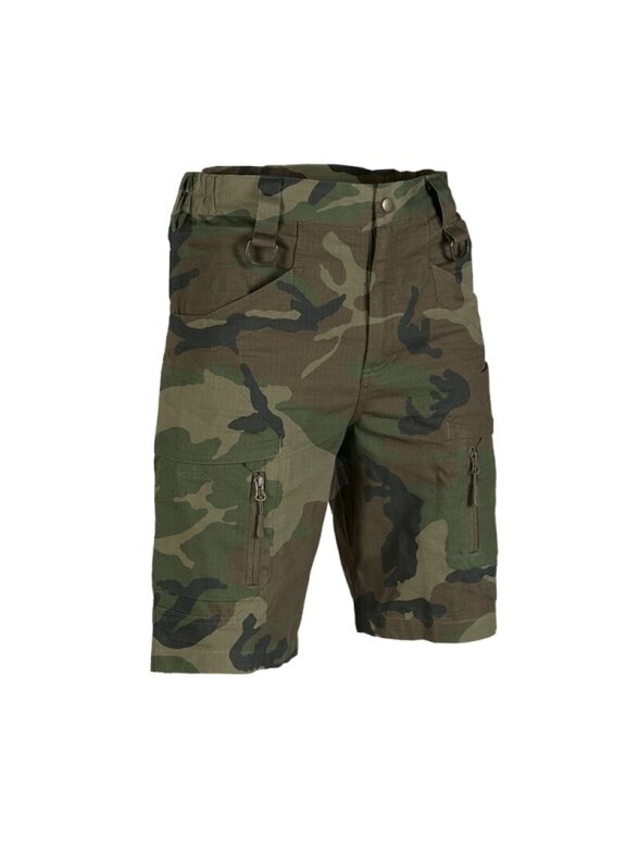 MIL-TEC Cotton Assault Shorts Ripstop šortai alyvžalia