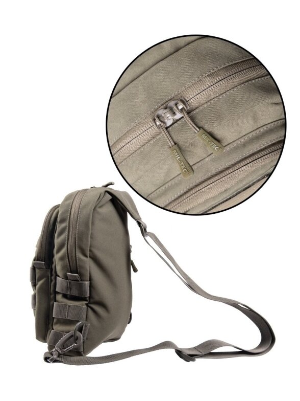 MIL-TEC Crossbody krepšys 13726801 alyvžalia 1 MIL-TEC Crossbody krepšys 13726801 alyvžalia 1