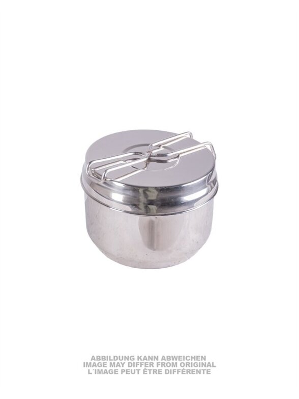 MIL-TEC Czech 3-pc. Stainless Steel Mess Kit Like New 91464260