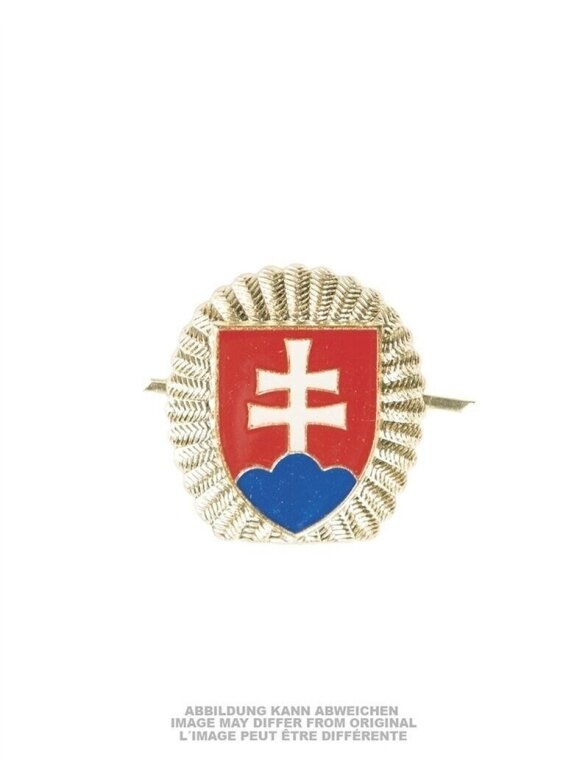 Mil-Tec Naudota čekų/auksinė kepurės insignija 91715260, sidabrinė Mil-Tec Naudota čekų/auksinė kepurės insignija 91715260, sidabrinė