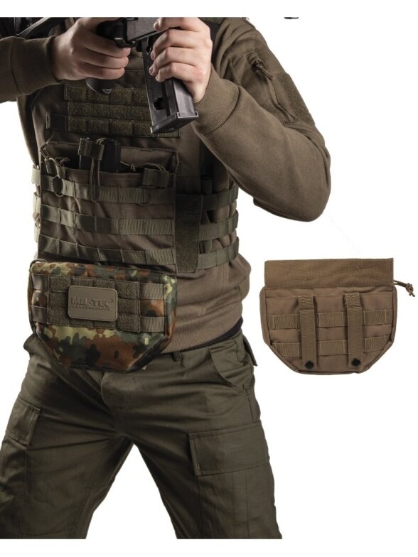 MIL-TEC Dark Drop Down Pouch 13486319 smėlinė 1 MIL-TEC Dark Drop Down Pouch 13486319 smėlinė 1