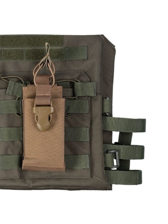 MIL-TEC Dark Molle Radio Pouch radijo krepšys smėlinė 1