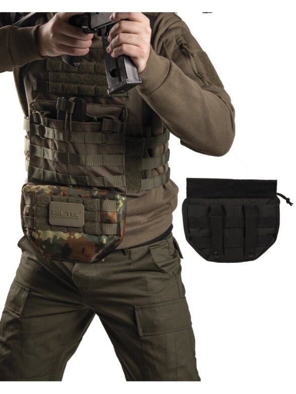 MIL-TEC Drop Down Pouch 13486302 juoda 1 MIL-TEC Drop Down Pouch 13486302 juoda 1