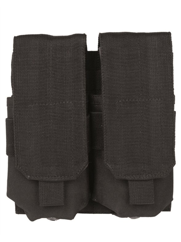 Mil-Tec Dvigubas M4/M16 dėtuvių dėklas 13496602, juodas Mil-Tec Dvigubas M4/M16 dėtuvių dėklas 13496602, juodas