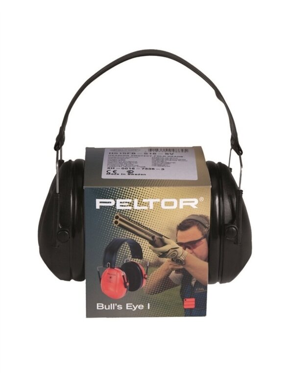 MIL-TEC ausų apsauga Peltor Bull's Eye juoda MIL-TEC ausų apsauga Peltor Bull's Eye juoda