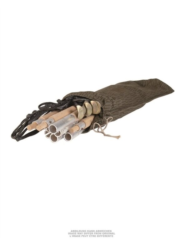 MIL-TEC East Ger.30 Pc.tent Poles W.bag Like New 91424405 MIL-TEC East Ger.30 Pc.tent Poles W.bag Like New 91424405