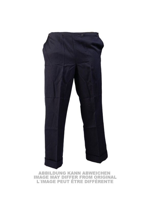 Mil-Tec Naudotos rytų vokiškos Gabardine kelnės 91151050, mėlyna Mil-Tec Naudotos rytų vokiškos Gabardine kelnės 91151050, mėlyna