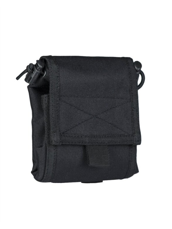 MIL-TEC Shell Pouch Collapsible žvangų krepšys juoda MIL-TEC Shell Pouch Collapsible žvangų krepšys juoda