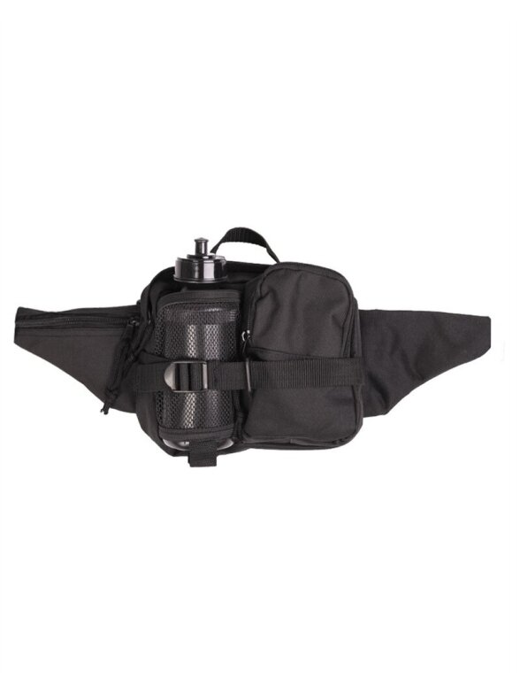 Mil-Tec Fanny pakuotė su buteliuku 13511002, juoda Mil-Tec Fanny pakuotė su buteliuku 13511002, juoda