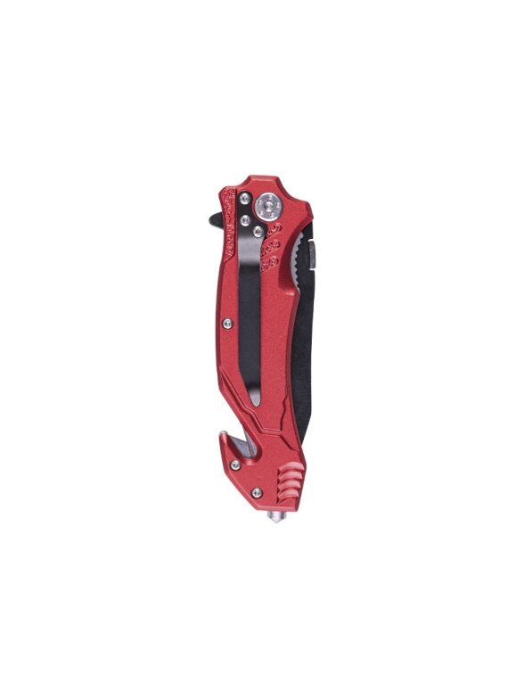 MIL-TEC „Ugniagesio" Vienos rankos peilis 15306510 raudona 1 MIL-TEC „Ugniagesio" Vienos rankos peilis 15306510 raudona 1