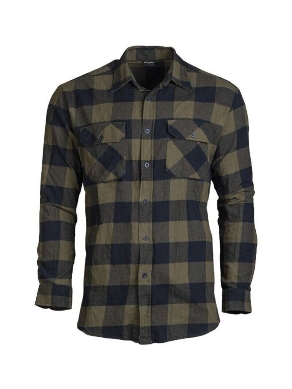 Mil-Tec / Flaneliniai marškiniai 10939001, alyvžalia 1