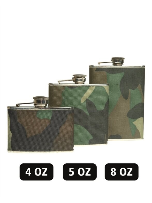MIL-TEC Gertuvė 8 oz (220 ml) 14521020 alyvžalia MIL-TEC Gertuvė 8 oz (220 ml) 14521020 alyvžalia