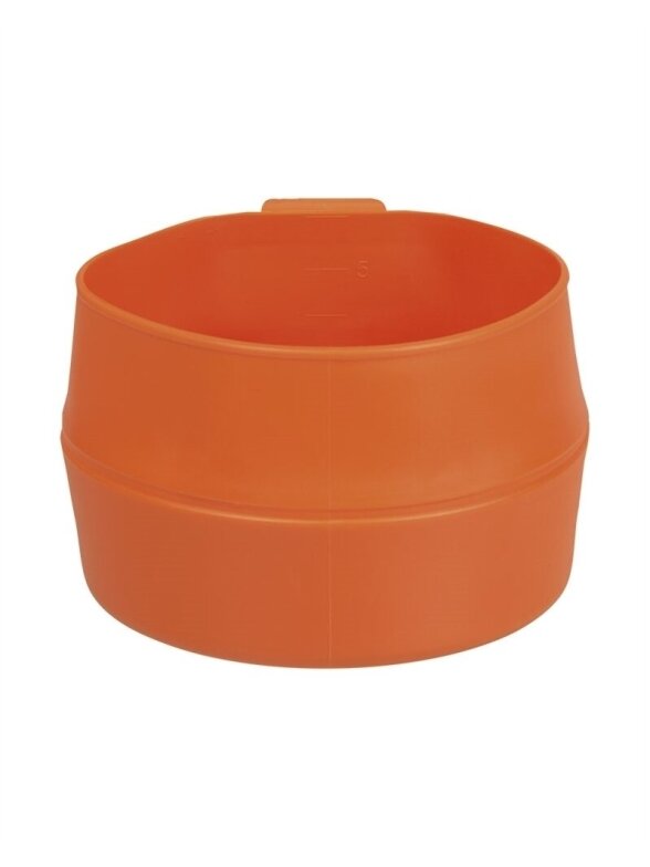 MIL-TEC Fold-a-cup® sulankstomas puodelis 600 ml oranžinis MIL-TEC Fold-a-cup® sulankstomas puodelis 600 ml oranžinis