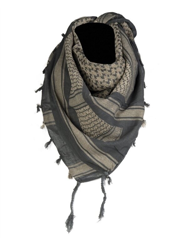 MIL-TEC Foliage Shemagh Scarf karinė šaliko skara žalių tonų MIL-TEC Foliage Shemagh Scarf karinė šaliko skara žalių tonų