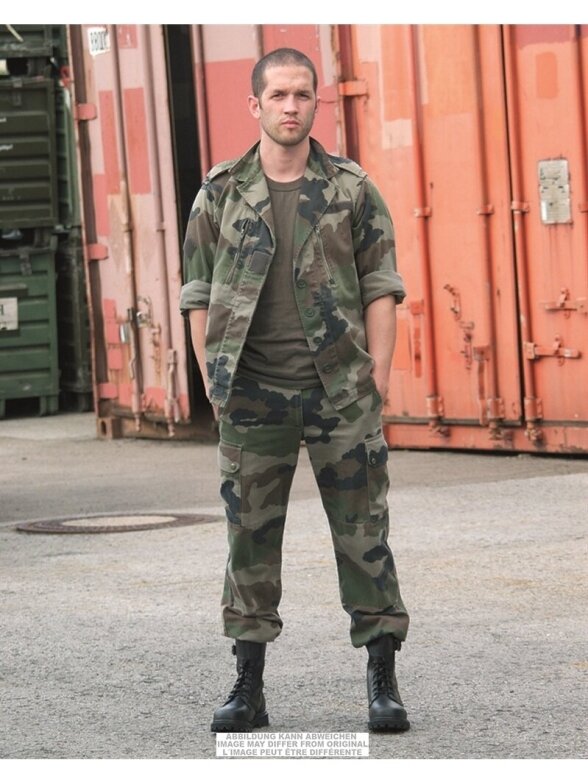 MIL-TEC French F2 Field Jacket žaliakamufliažinė MIL-TEC French F2 Field Jacket žaliakamufliažinė