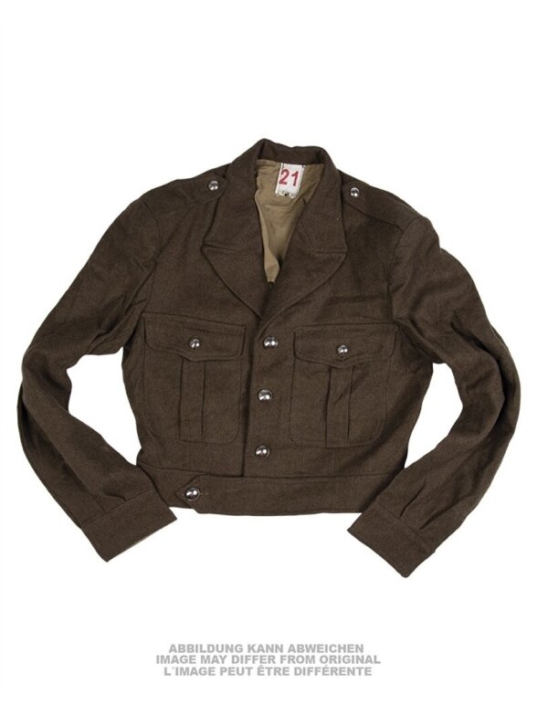 MIL-TEC French Ike Jacket (small Size) Used 91059360 alyvžalia