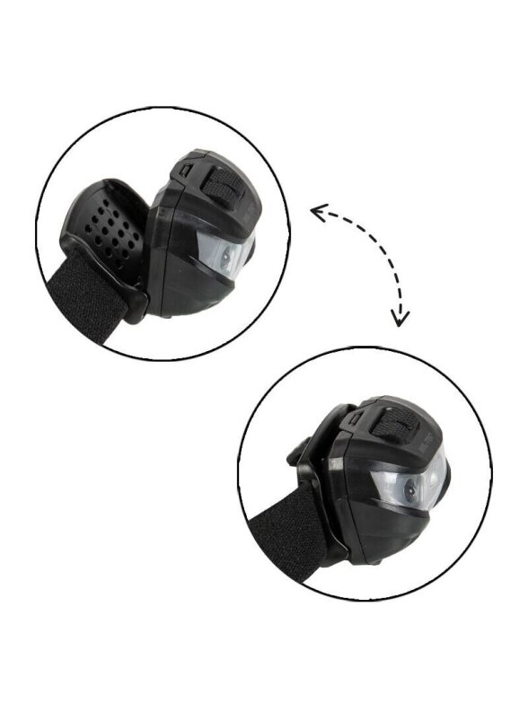 MIL-TEC Galvos žibintas Mil-tec® (CREE XPE) 15168002 juoda 1
