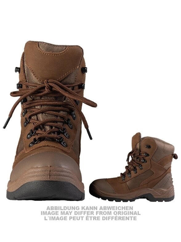 MIL-TEC German Brown Combat Boots Ladies moterims rudos spalvos MIL-TEC German Brown Combat Boots Ladies moterims rudos spalvos