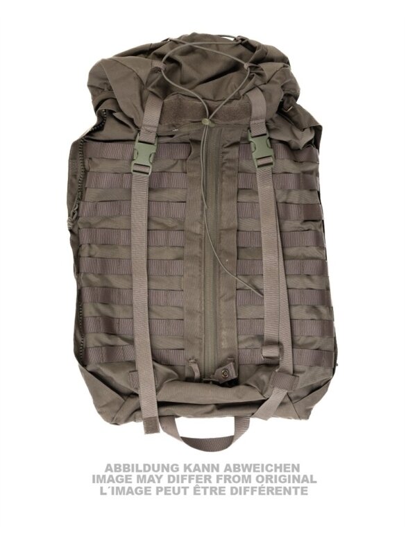 MIL-TEC German Day Pack Einsatzsystem ′snigel′ Used 91404320 alyvžalia MIL-TEC German Day Pack Einsatzsystem ′snigel′ Used 91404320 alyvžalia