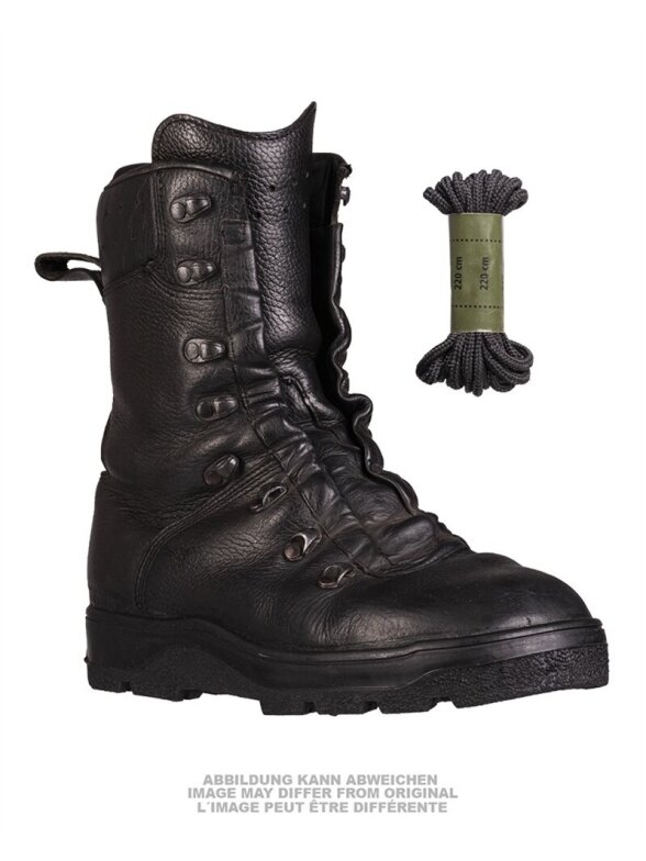MIL-TEC German Dms Leather Combat Boots New Sole Used 91280150