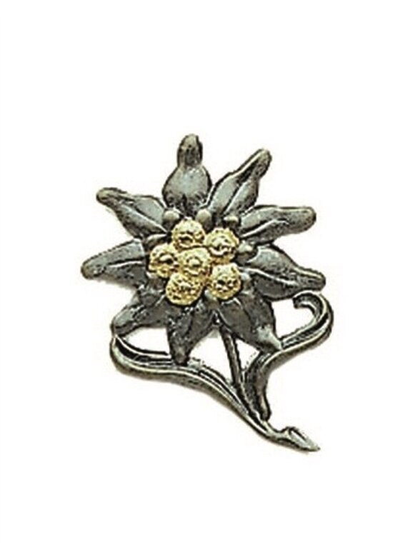 Mil-Tec Vokiškas Edelweiss metalinis skrybėlių prietaisas 16825000 Mil-Tec Vokiškas Edelweiss metalinis skrybėlių prietaisas 16825000