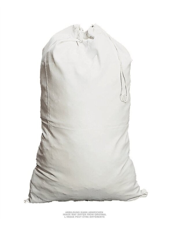 MIL-TEC German Laundry Bag Used 91386100 balta MIL-TEC German Laundry Bag Used 91386100 balta