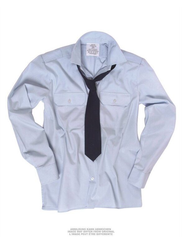 MIL-TEC German Long Sleeve Service Shirt Used mėlyna MIL-TEC German Long Sleeve Service Shirt Used mėlyna