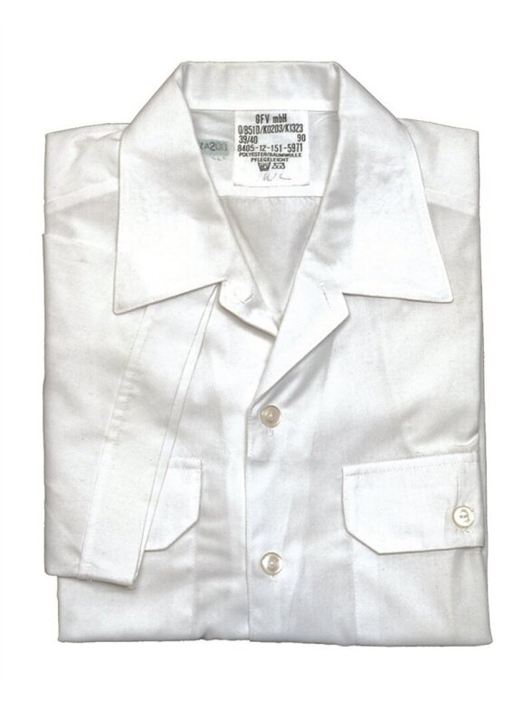 MIL-TEC German Service Shirt Short Sleeve balta MIL-TEC German Service Shirt Short Sleeve balta