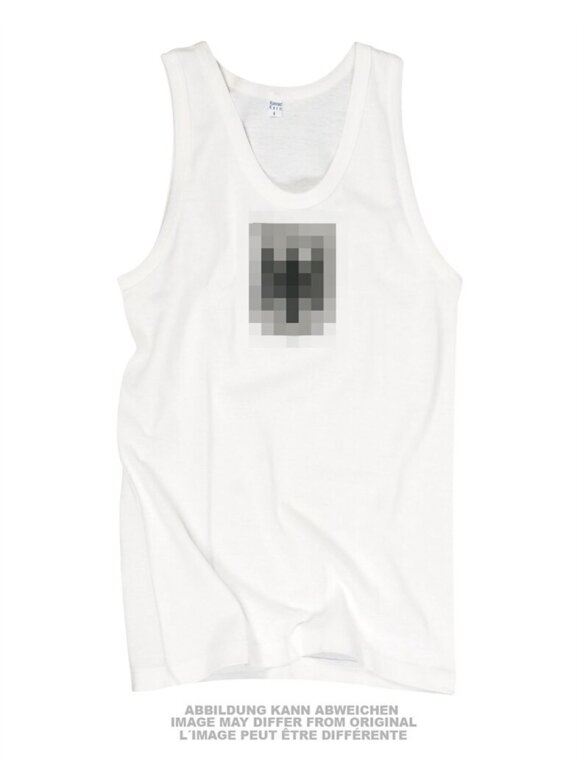 MIL-TEC German Tank Top With Eagle Used balta MIL-TEC German Tank Top With Eagle Used balta