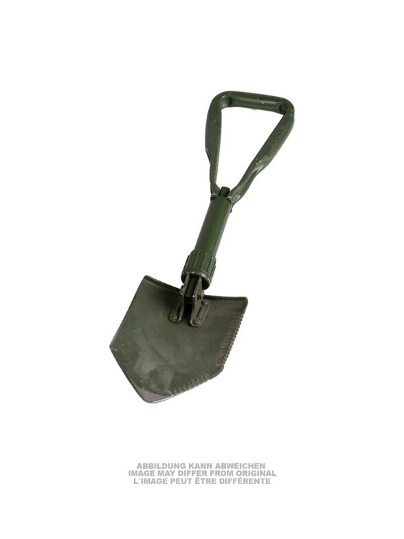 MIL-TEC German Trifold Shovel Without Cover Used 91552050