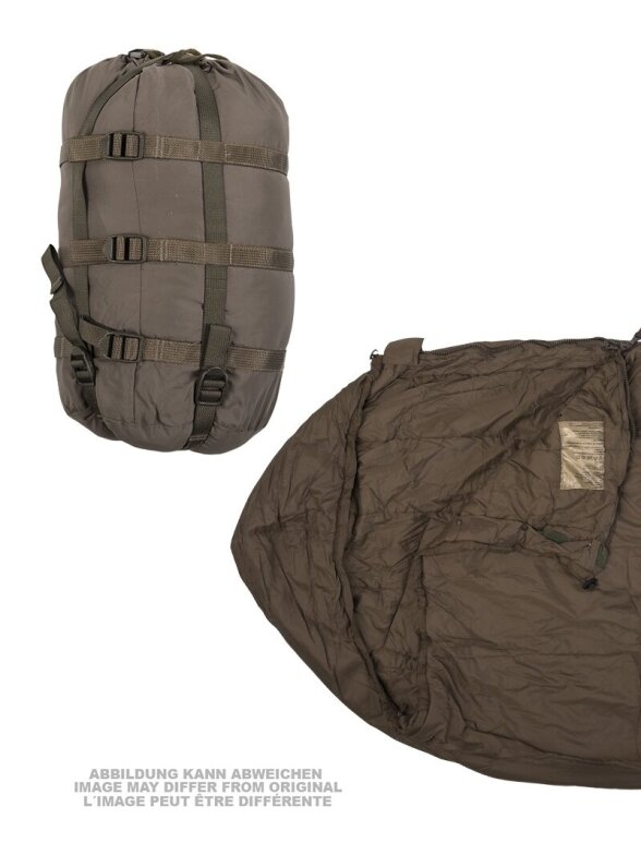 MIL-TEC German Tropiques Sleeping Bag W. Stuff Sack Used 91410700 1