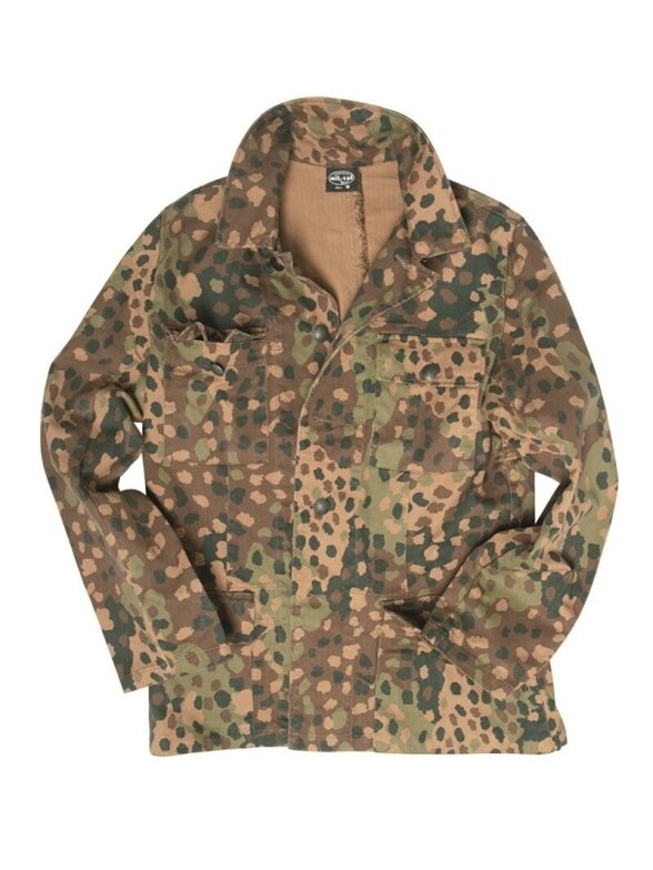 MIL-TEC vokiška WWII M44 lauko striukė kamufliažinė MIL-TEC vokiška WWII M44 lauko striukė kamufliažinė