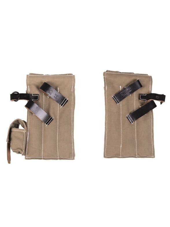 MIL-TEC Magazinų krepšiai MP38/40 vokiški WWII juoda 1 MIL-TEC Magazinų krepšiai MP38/40 vokiški WWII juoda 1