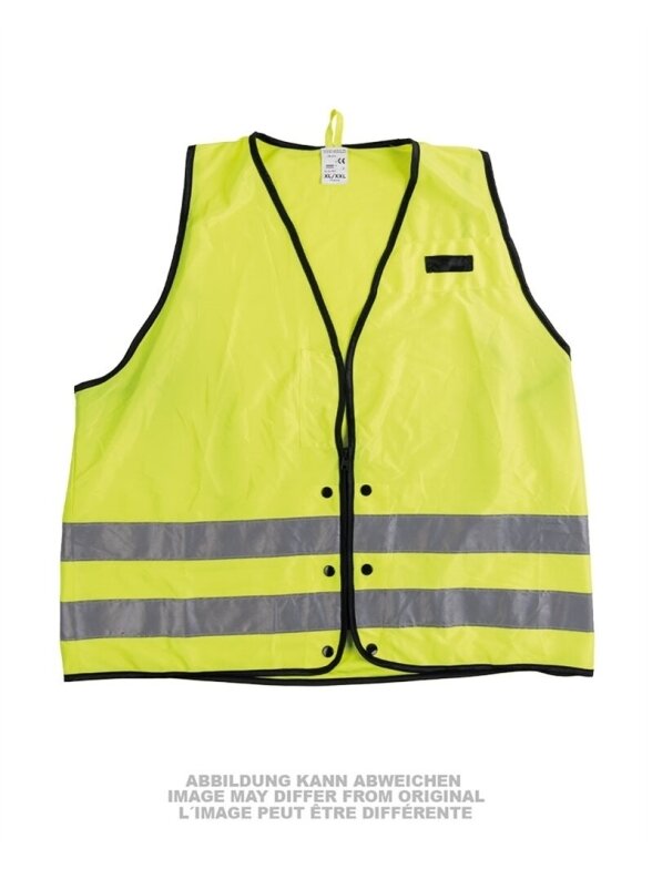 MIL-TEC Germ.neon Warning Vest Different Styles Used 91070310 alyvžalia MIL-TEC Germ.neon Warning Vest Different Styles Used 91070310 alyvžalia