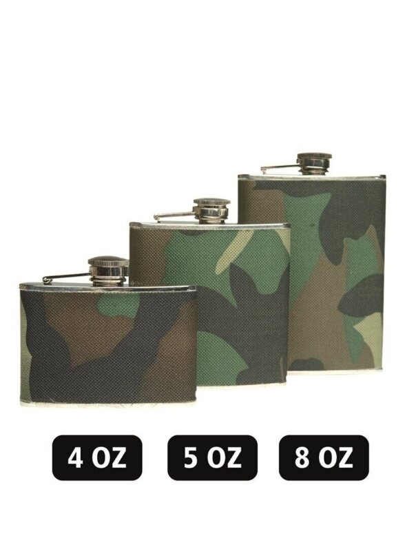MIL-TEC Gertuvė 8 oz (220 ml) 14521020 alyvžalia MIL-TEC Gertuvė 8 oz (220 ml) 14521020 alyvžalia