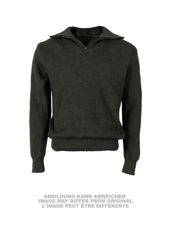 MIL-TEC Greek Dark Sweater With Zipper Used 91083590 alyvžalia