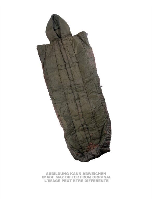 MIL-TEC Greek Mummy Sleeping Bag Used Discolored 91414570 alyvžalia