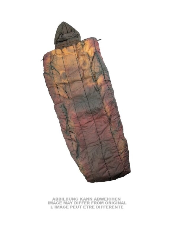 MIL-TEC Greek Mummy Sleeping Bag Used Discolored 91414570 alyvžalia 1