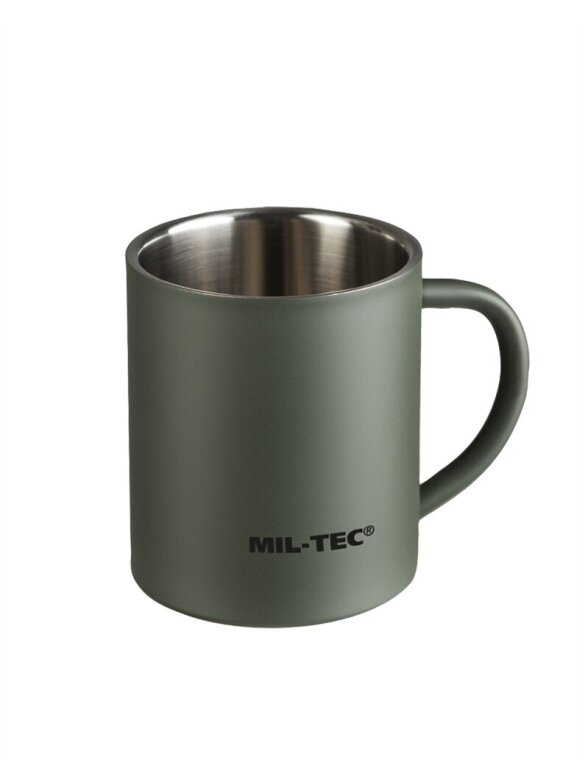 MIL-TEC Izoliuota puodelis 300 ml juoda MIL-TEC Izoliuota puodelis 300 ml juoda