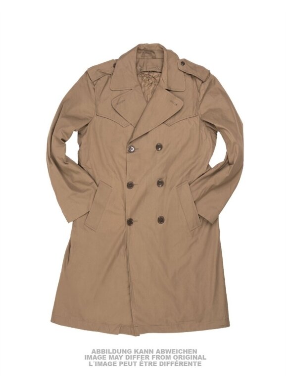 MIL-TEC Italian Trench Coat Used 91016210 alyvžalia MIL-TEC Italian Trench Coat Used 91016210 alyvžalia