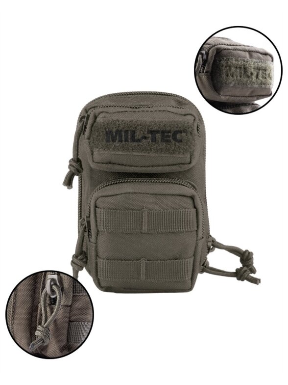 MIL-TEC Raktų laikiklis Assault Pack 15909001 alyvžalia