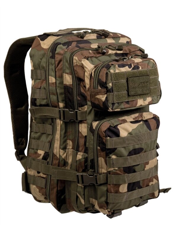 Mil-Tec Assault kuprinė Large 36L, woodland